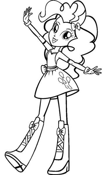 Pinkie pie kolorowanki